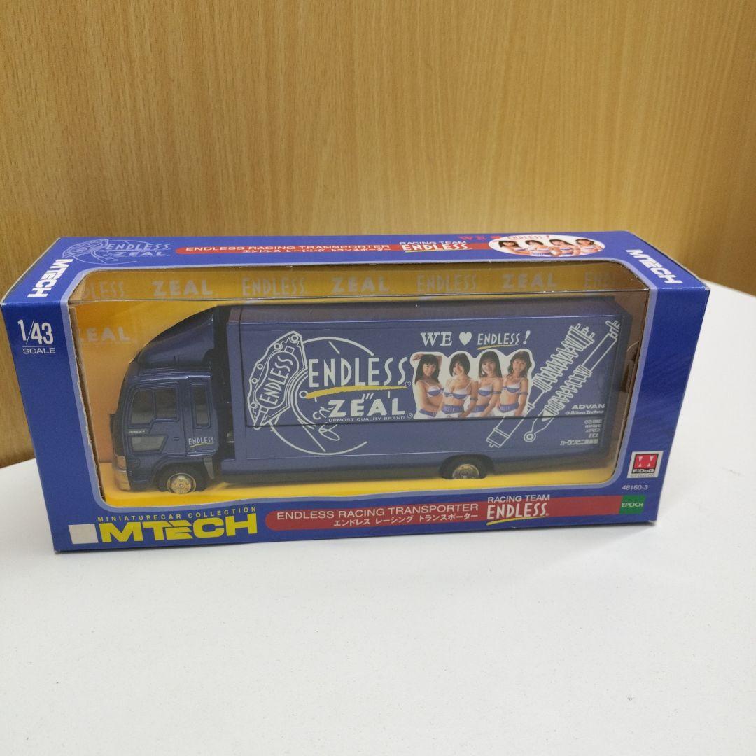 エムテック 1/43 エンドレス レーシング トランスポーター 日野レンジャー