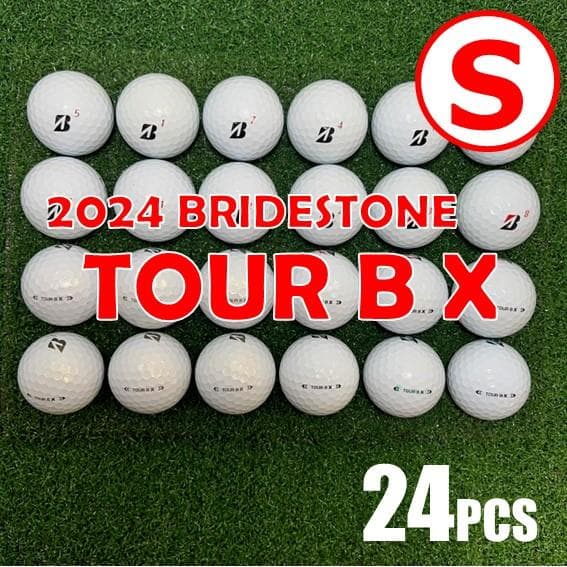 【S162】 ブリヂストンTOURBX 白 24年 ロストボール 24球
