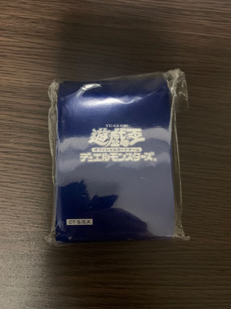 遊戯王 スリーブ 初期ロゴ 青