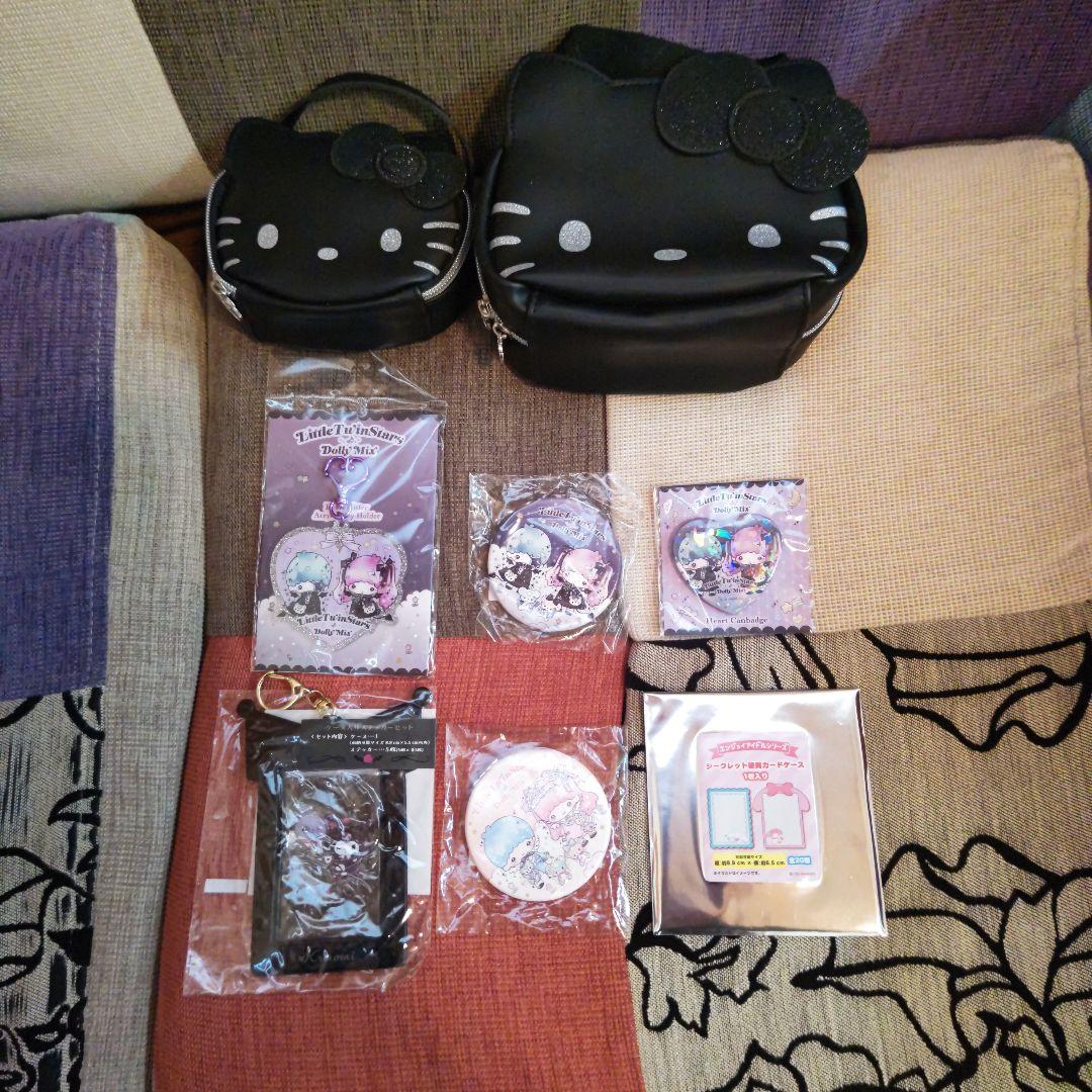 ハローキティ キキララ サンリオ sanrio セブンイレブン ポーチ ミラー