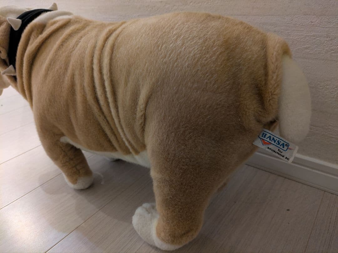 HANSA ブリティッシュブルドッグ ぬいぐるみ 実物大