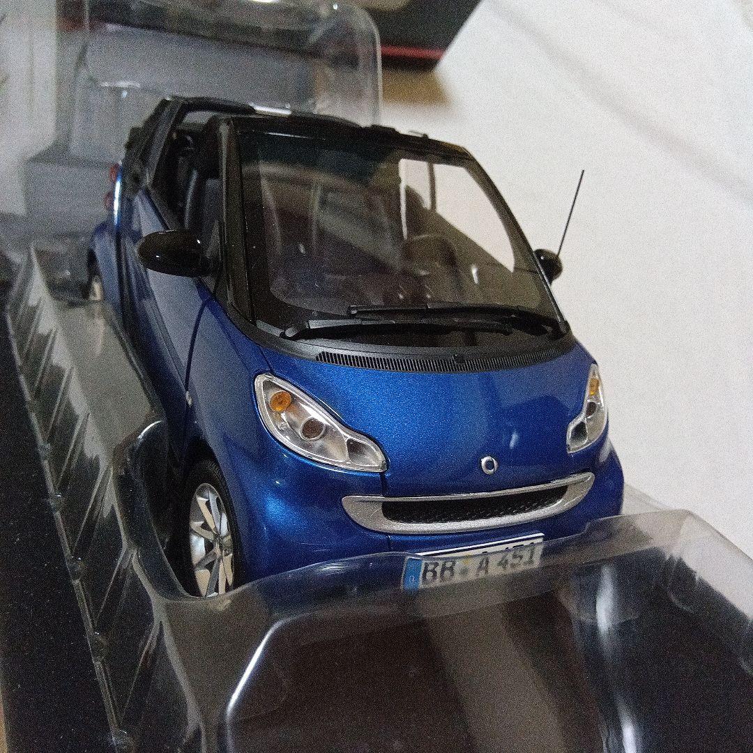 ミニチャンプス 1/18 スマート フォーツー カブリオ 2007