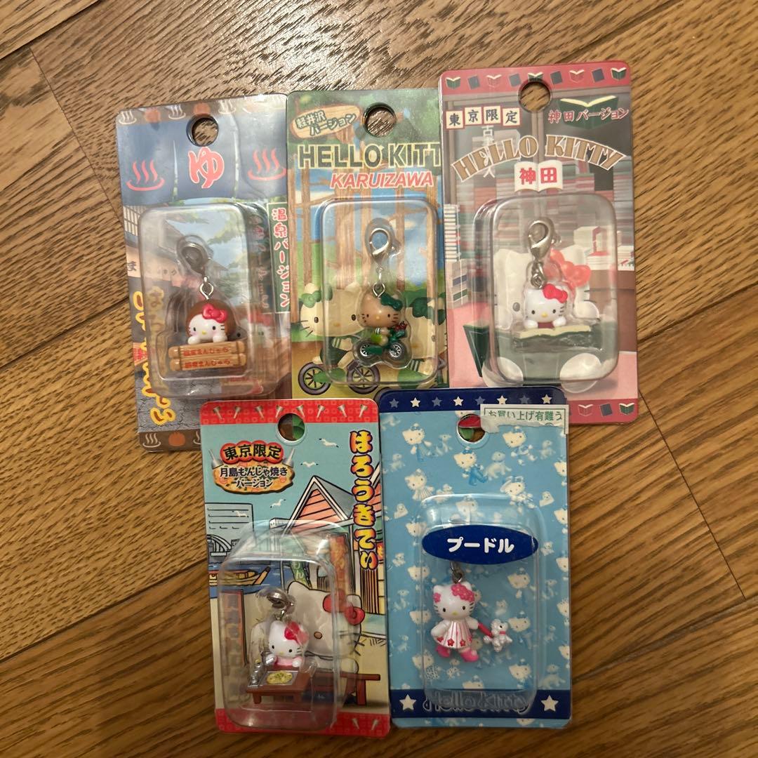 ハローキティ ストラップ 5個セット