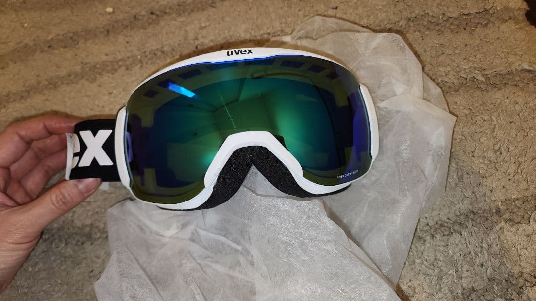 新品未使用　uvex downhill 2100 cv ゴーグル 青色レンズ