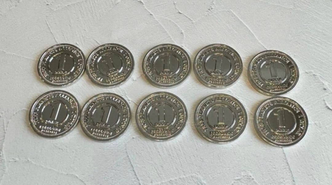 銀河英雄伝説 イゼルローンフォートレス 自由惑星同盟 ディナール銀貨10枚セット