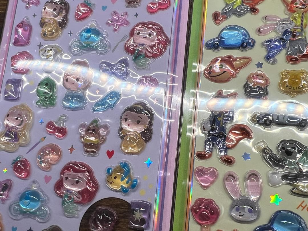 迅速発送　正規　ボンボンドロップシール　ディズニープリンセス ズートピア　セット