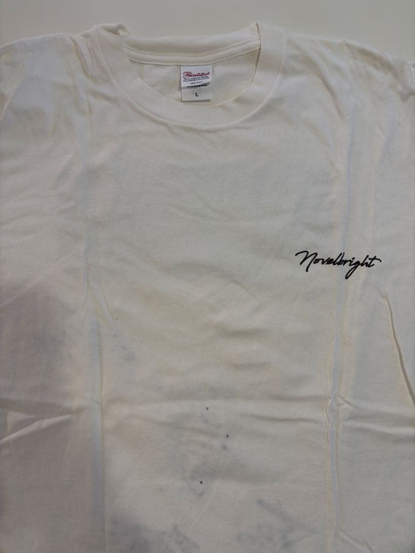 ノーベルブライト　novelbright サイン入りTシャツ L