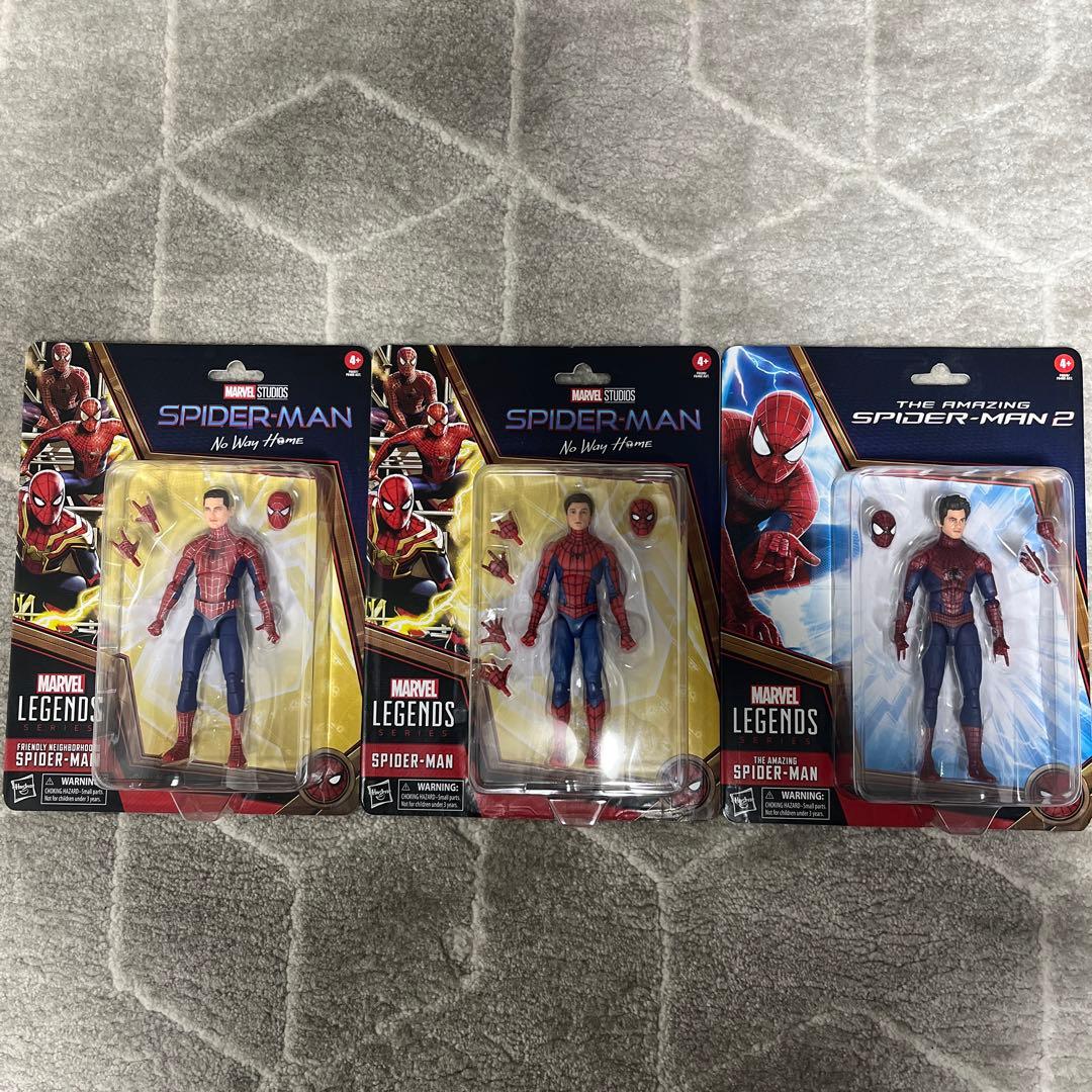 マーベルレジェンド　スパイダーマン　ノーウェイホーム　三個セット