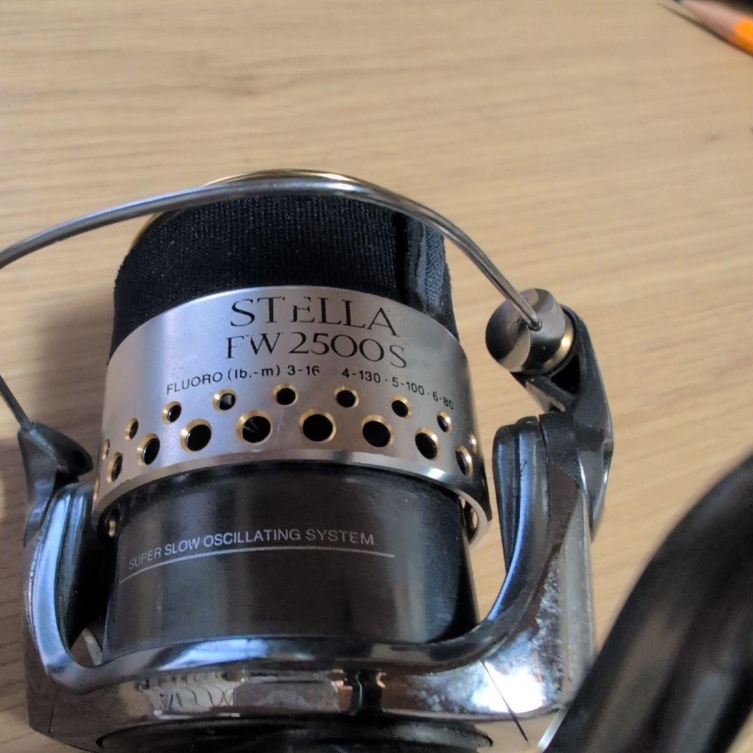 超美品 シマノ 01ステラFW2500S 夢屋ハンドル