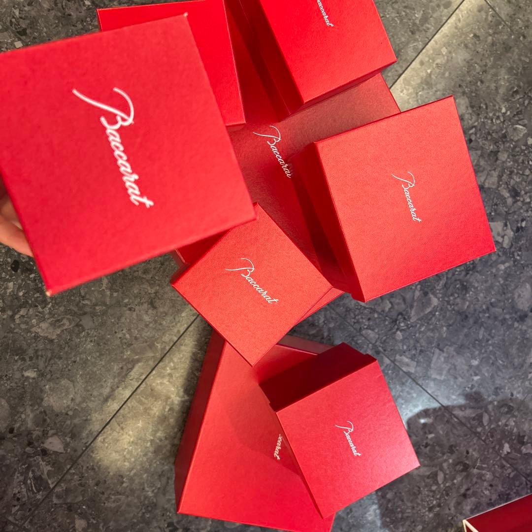 Baccarat ギフトボックス 赤 小型