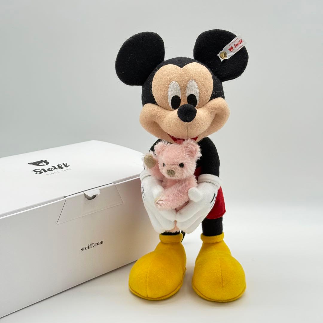 シュタイフ Steiff ミッキーマウスとテディベア桜