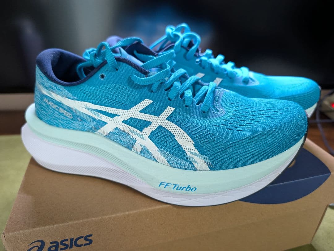 スパイク・シューズ asics magic speed 4 25.0 wide
