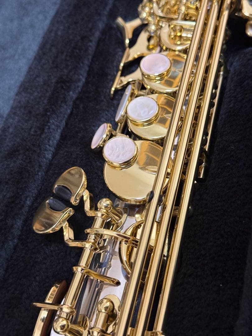 【新品同様】YANAGISAWA S-WO3 シルバーソニック ソプラノサックス