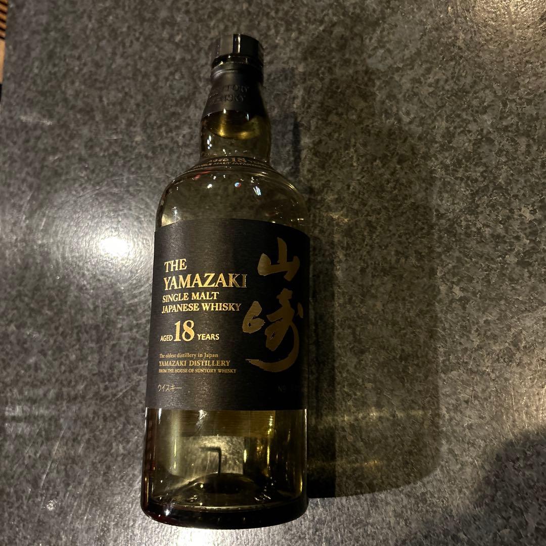 THE YAMAZAKI 18 YEARS シングルモルトウイスキー空瓶