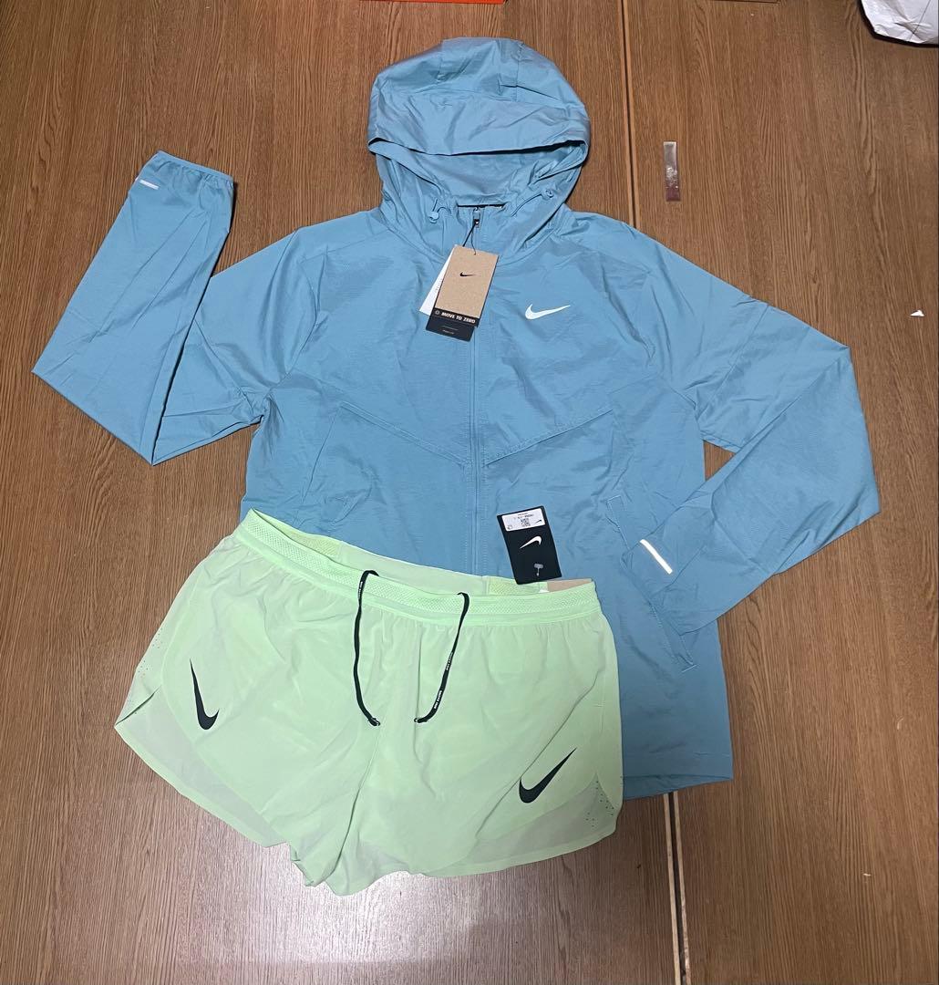 Nike ジャージ上下セット ライトブルー・ライムグリーン
