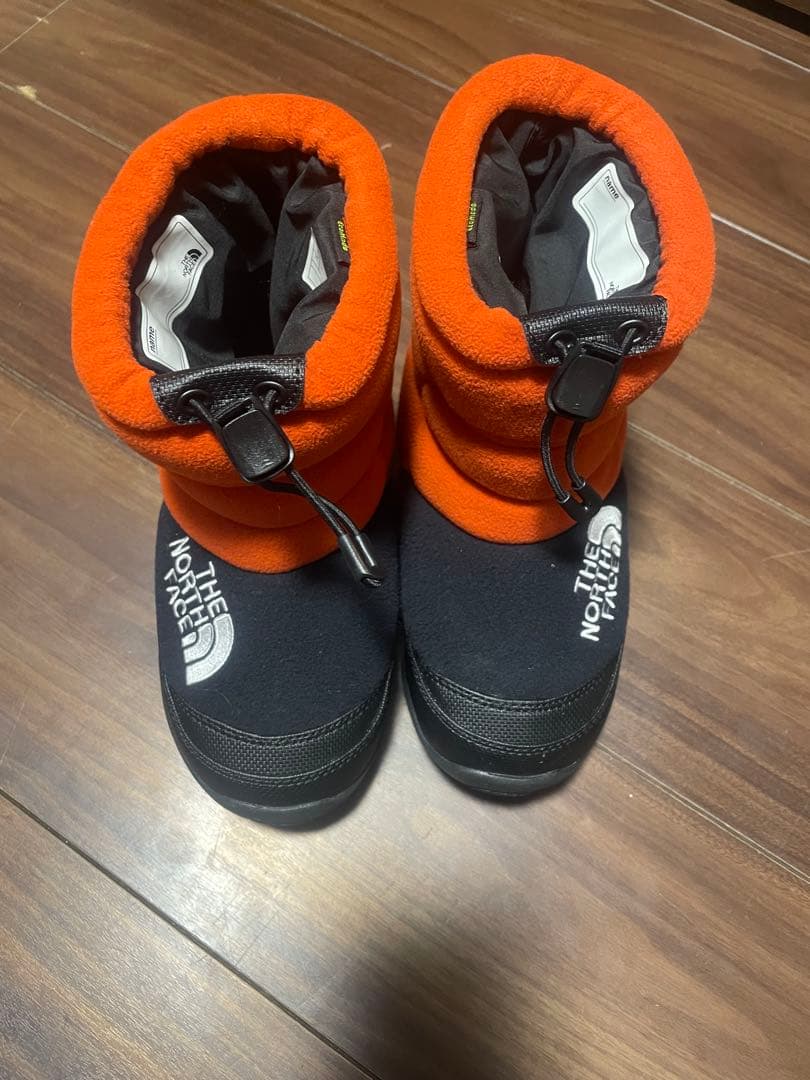 THE NORTH FACE スノーブーツ オレンジ/黒　20センチ