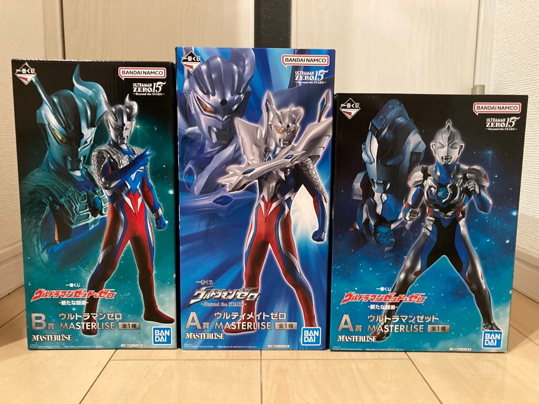 一番くじ　ウルトラマンゼロ ウルトラマンゼット　フィギュア3体まとめ