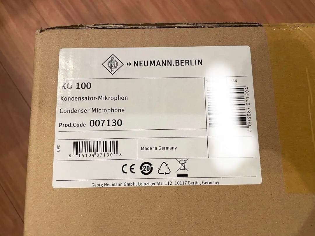 【未開封】NEUMANN KU100 ダミーヘッド バイノーラルステレオマイク