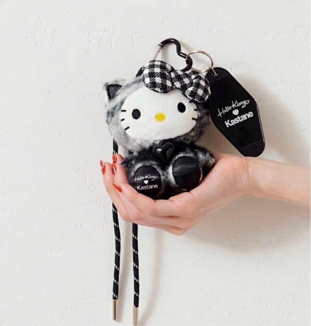 Kastane HelloKitty ぬいぐるみチャーム　マスコット　ブラック