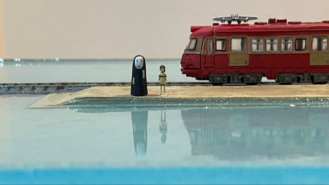 千と千尋の神隠し風　海原鉄道　ジオラマ