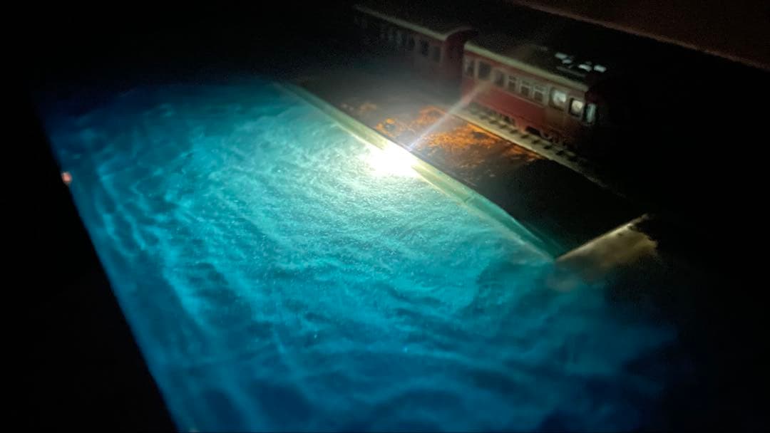 千と千尋の神隠し風　海原鉄道　ジオラマ