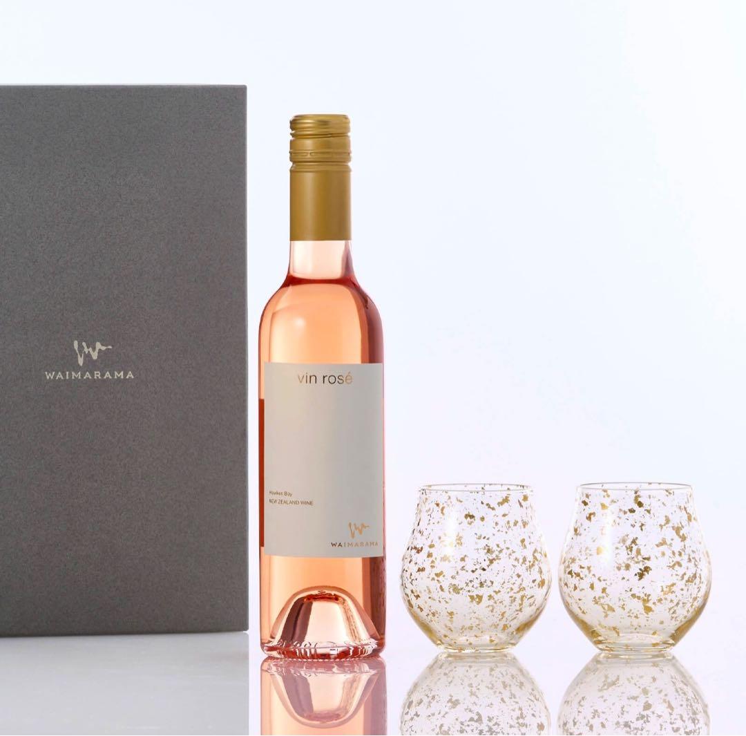 WAIMARAMA vin rose 2023 箔一 カクテルグラス 2個セット