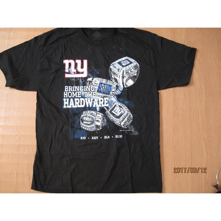 第４６回 スーパーボウル チャンピオン ニューヨークジャイアンツ 記念Tシャツ