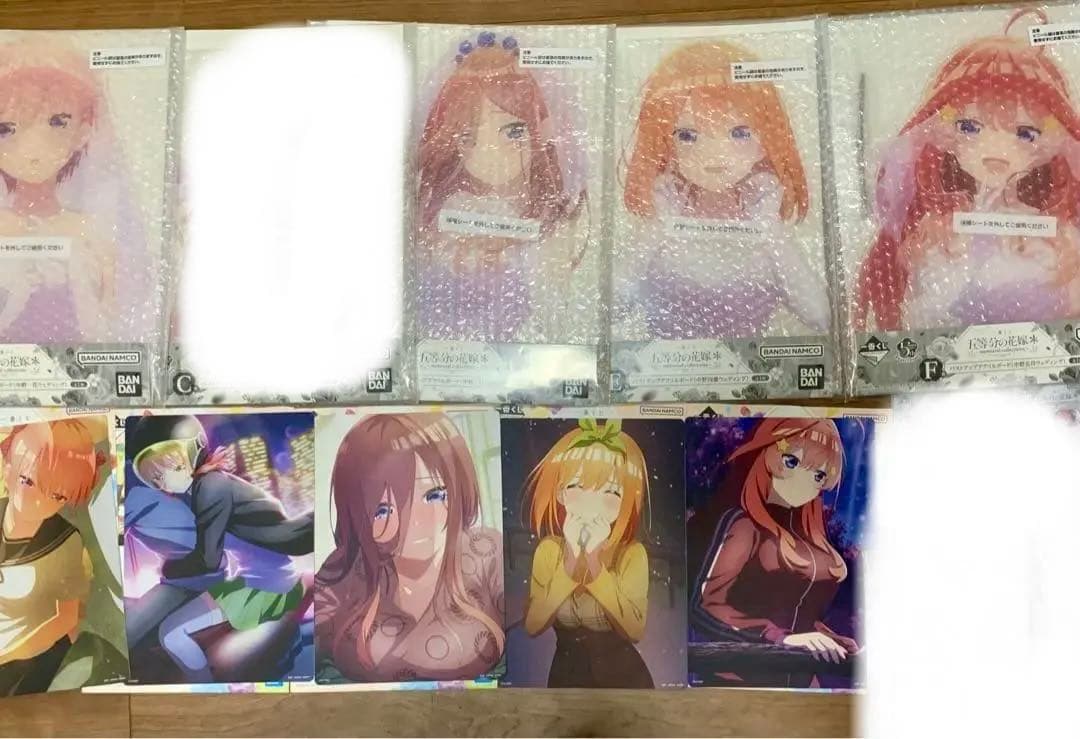 五等分の花嫁 一番くじ アクリルボード　イラストボード　　おまけ付き