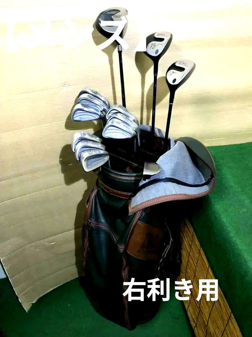 【商品名】男性向け「右打ち用」 中古ゴルフクラブセットウイルソン 混成 13本組