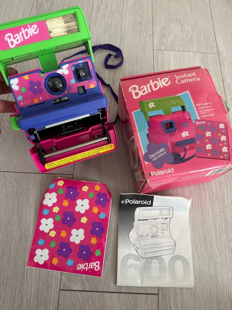 1998年ポラロイドカメラ　バービーPolaroid Barbieヴィンテージ