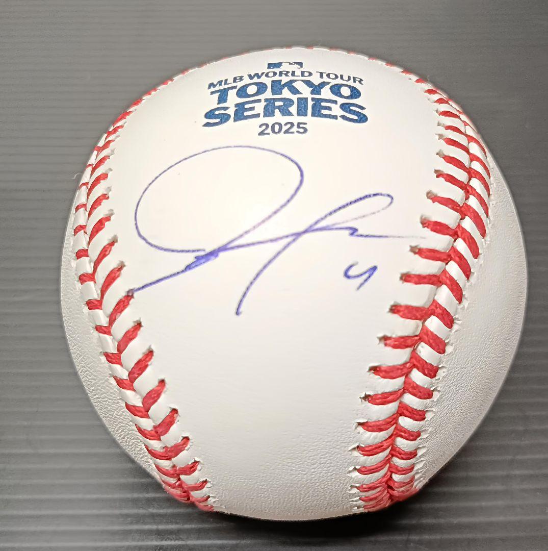 佐々木朗希 直筆サインボール MLB 東京シリーズ FANATICS