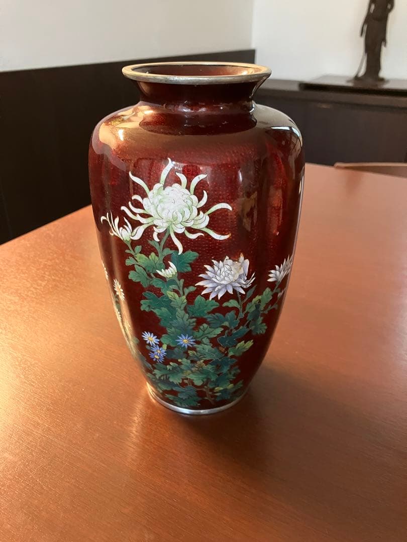 花瓶　花器　七宝