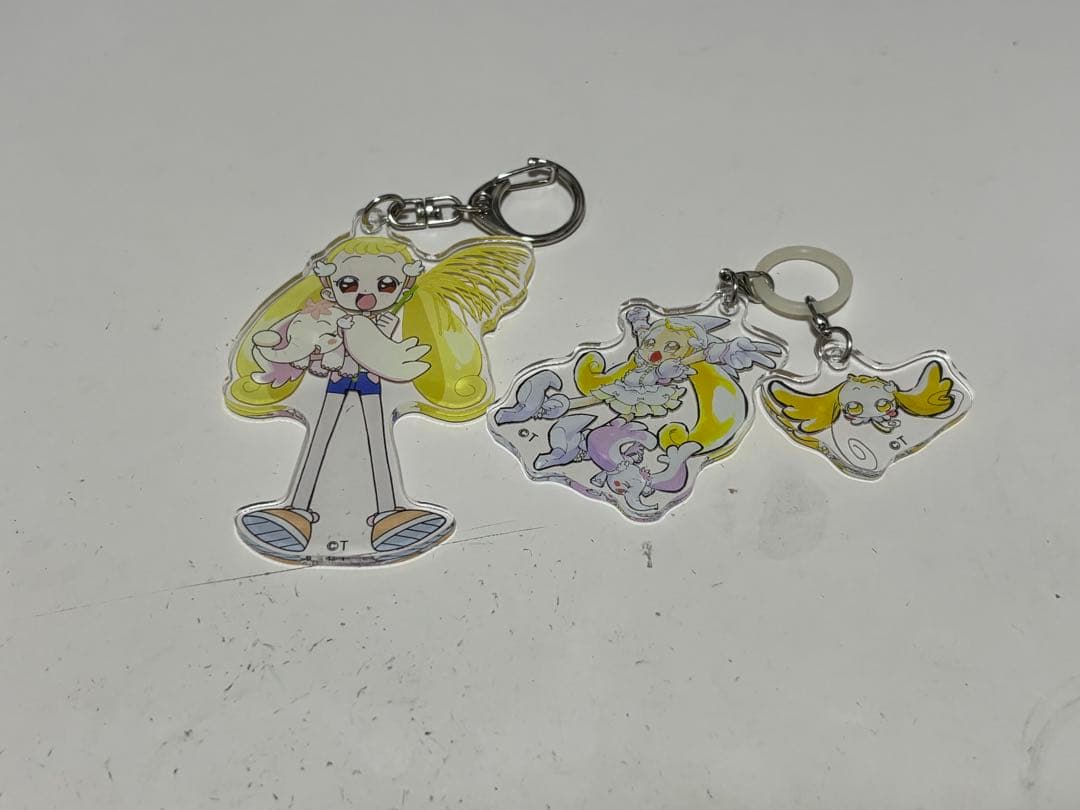 おジャ魔女どれみ 巻機山花 ハナ アクリルキーホルダー 2点セット