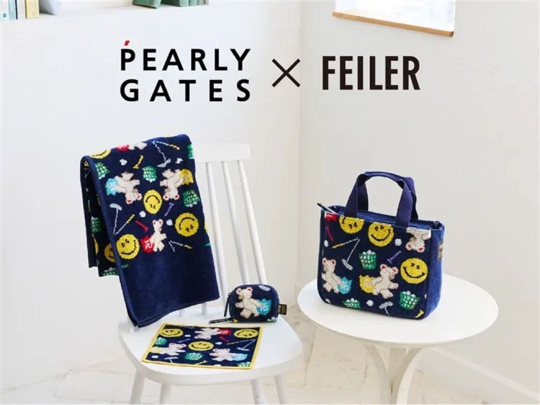 新品⭐︎限定パーリーゲイツ×フェイラー　コラボ　柄合わせ最高　カートバッグ