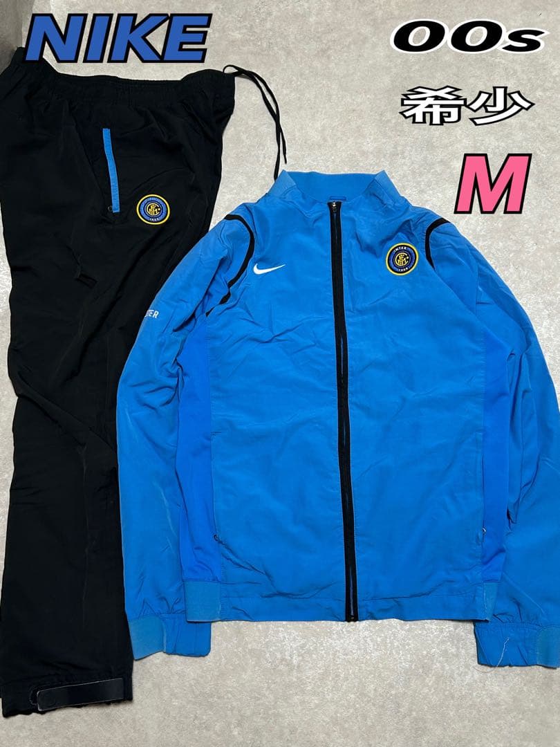 00s 希少 セットアップ NIKE インテル アンセム ジャケット パンツ M