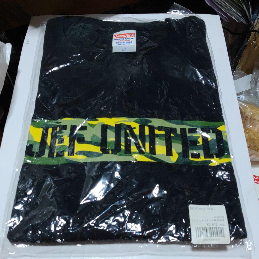 【ジェフユナイテッド】　カモフラTシャツ（ブラックL）