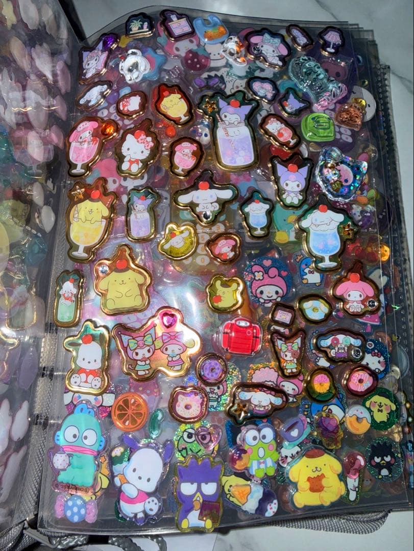 A5シール帳完成品