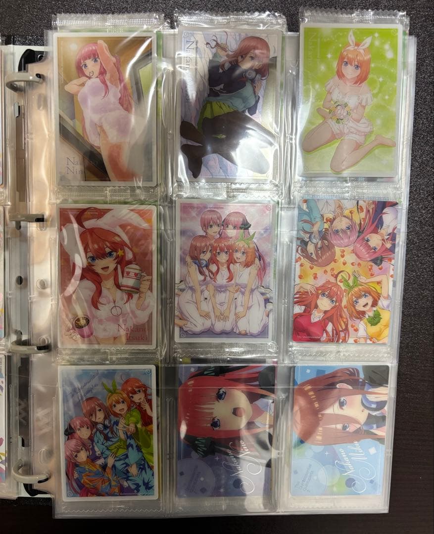 五等分の花嫁ウエハース　過去弾全てフルコンプリート品　未開封品