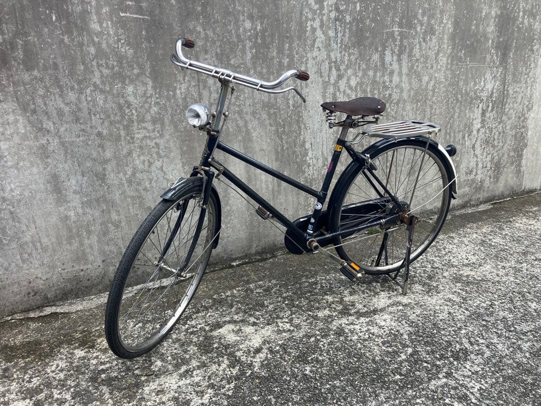 杉並区引取限定 FUJI 自転車 ロッドブレーキ 26インチ レトロ 昭和 フジ