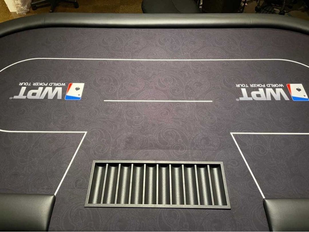 激レアWPT仕様！ポーカーテーブル10人バカラ ブラックジャック 引取用お得商品