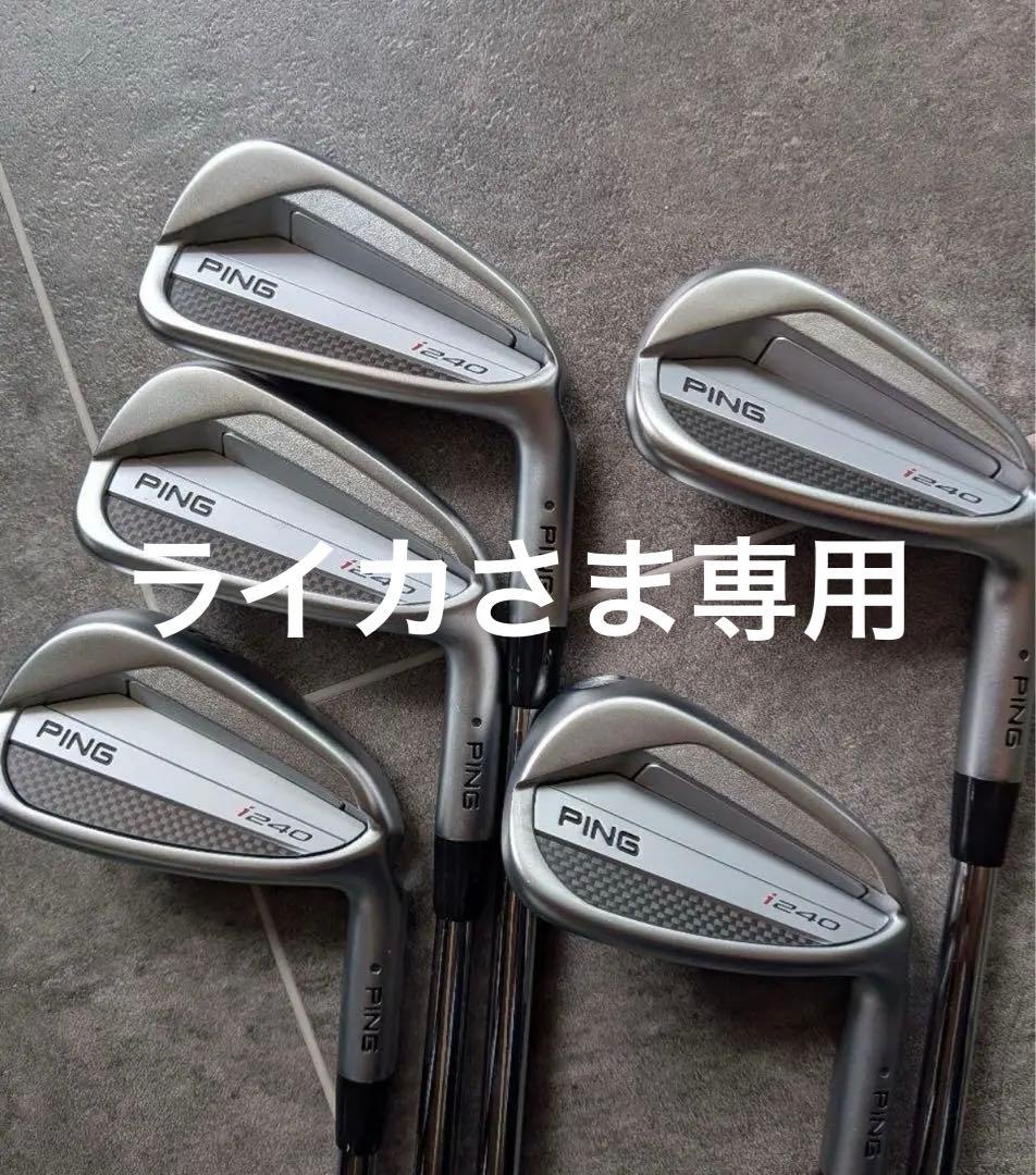 ●美品● ピン i240★モーダス115(S)★6-W★5本★黒ドット★日本仕様