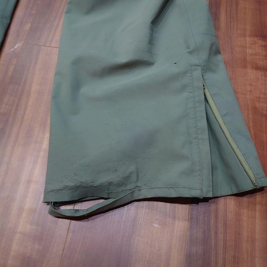 unfudge　PEEP BIB PANTS ビブパン　XL オリーブグリーン