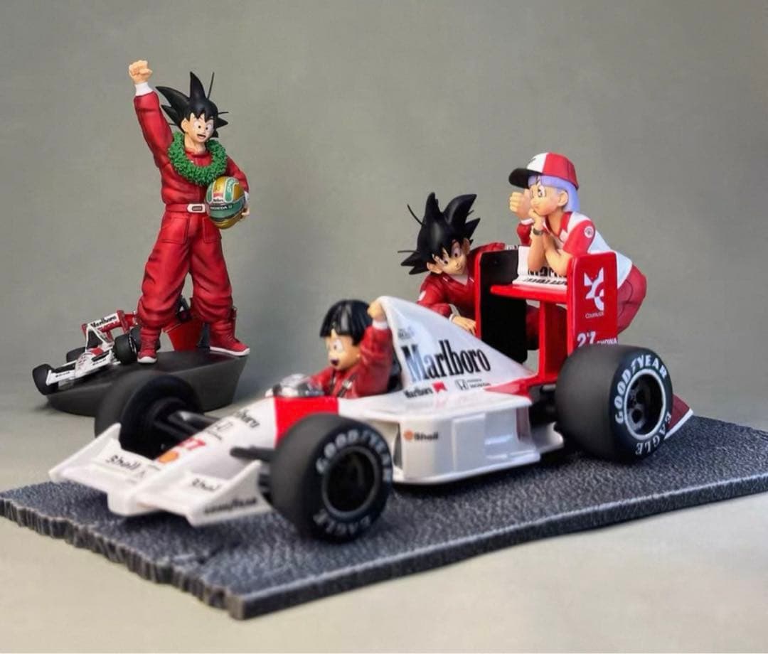 ドラゴンボール 孫悟空 孫悟飯 ブルマ フィギュア ガレージキット