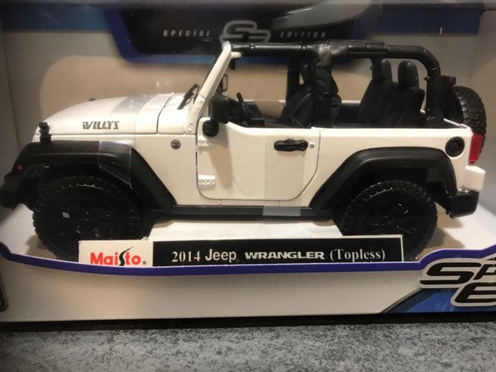 新品未開封　レア　ジープ　ラングラー　トップレスモデル