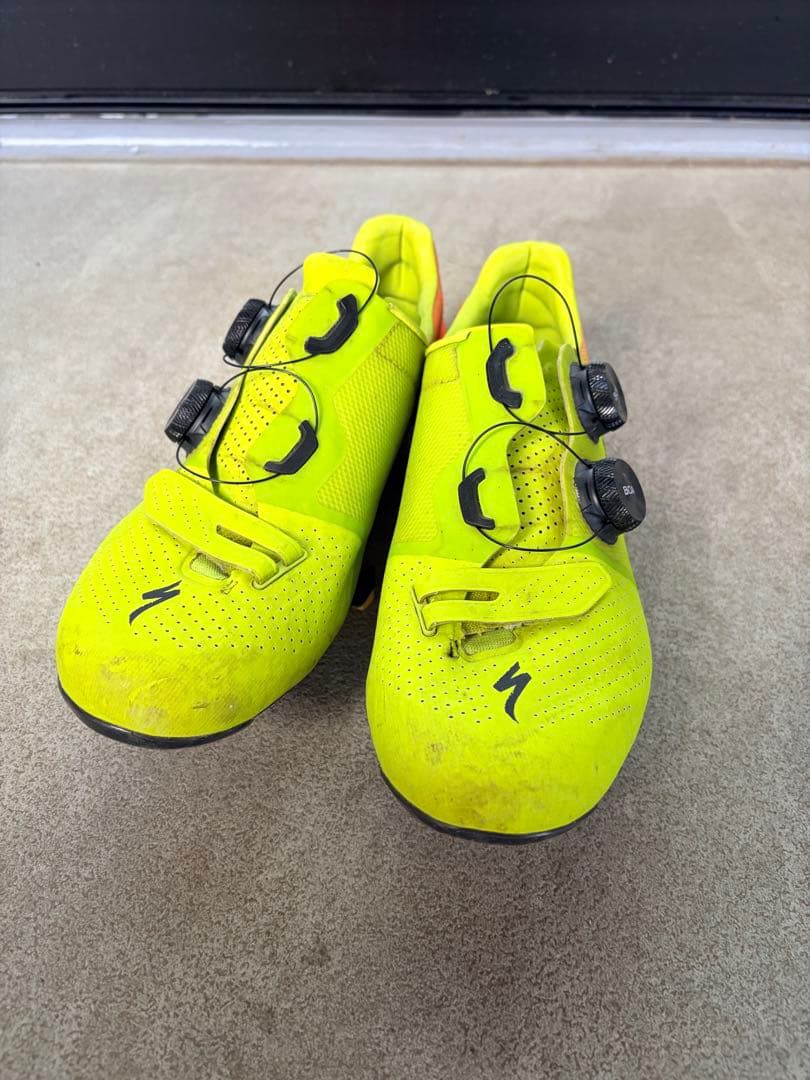 Specialized S-Works シューズ 蛍光イエロー