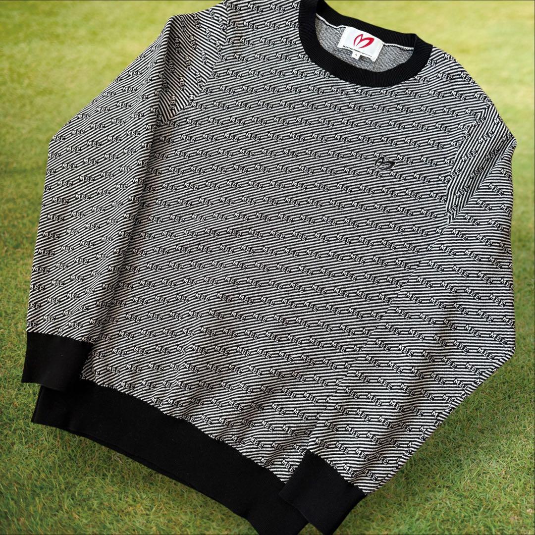 現行モデル　マスターバニー　ニット　総柄　黒　白　グレー　M〜L相当　4 美品