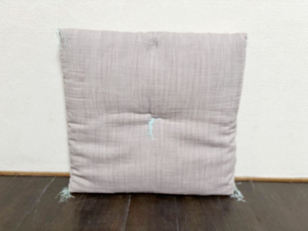 未使用 茶道具 手作り 座布団5客 銘仙判55cm×59cm 敷物 茶席 紙箱