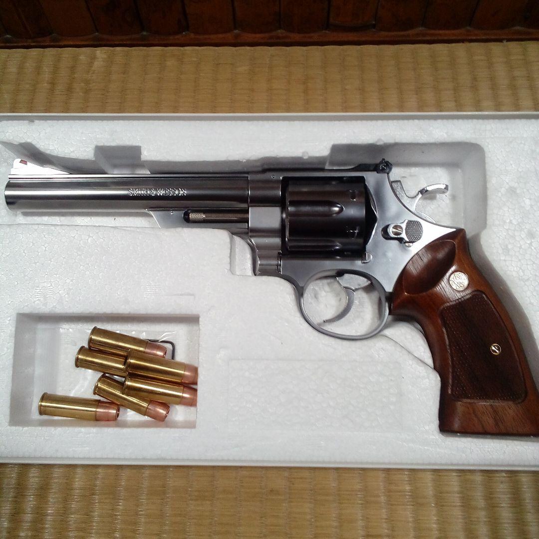 マルシン　M29 シルバーABS　　ハーフチェッカー木グリ仕様