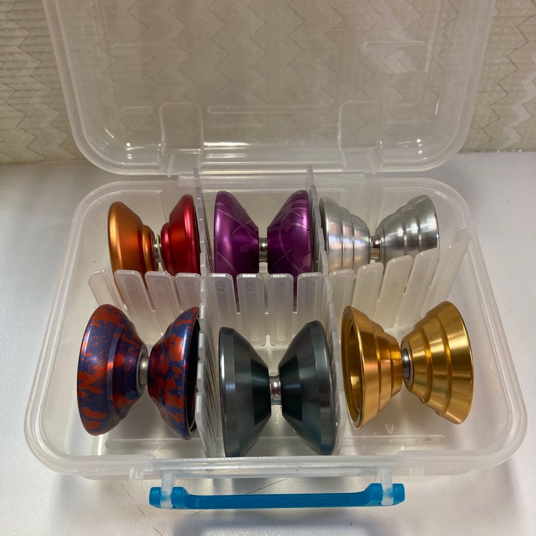 U*】様 メタルヨーヨー 6個セット まとめ売り ダンカン アオダ ヨーヨーエン