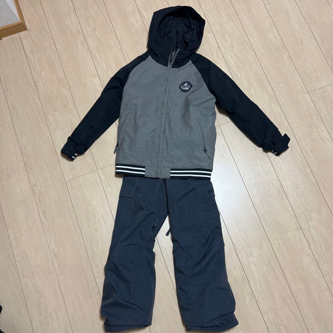 BURTON スノーボードウェア Mサイズ グレー/ネイビー